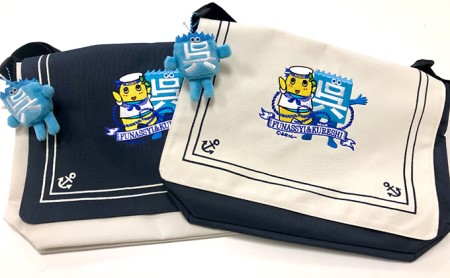 ふなっしー×呉氏コラボ・セーラーショルダーバッグ ボディホワイト