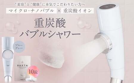 重炭酸 バブルシャワー （ブルーグレー） | フクシマ化学 マイクロ