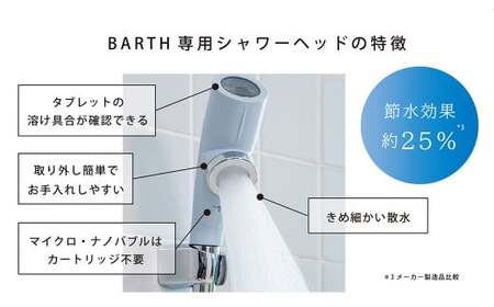 重炭酸 バブルシャワー （ブルーグレー） | フクシマ化学 マイクロ