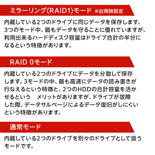 BUFFALO/バッファロー リンクステーション RAID機能対応 ネットワーク