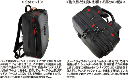 VanNuys 大人のワーキングベース／Wファスナー ＜Wワイド＞ ビジネス