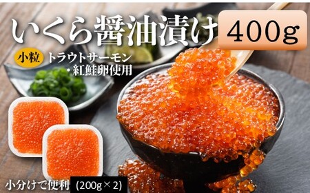 A1594.いくら醤油漬（サーモントラウト・紅鮭）400g（200g×2パック