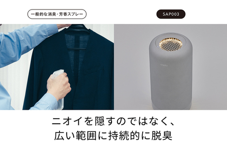 EE089_cado カドー除菌脱臭機 SAP003 クールグレー | 佐賀県みやき町