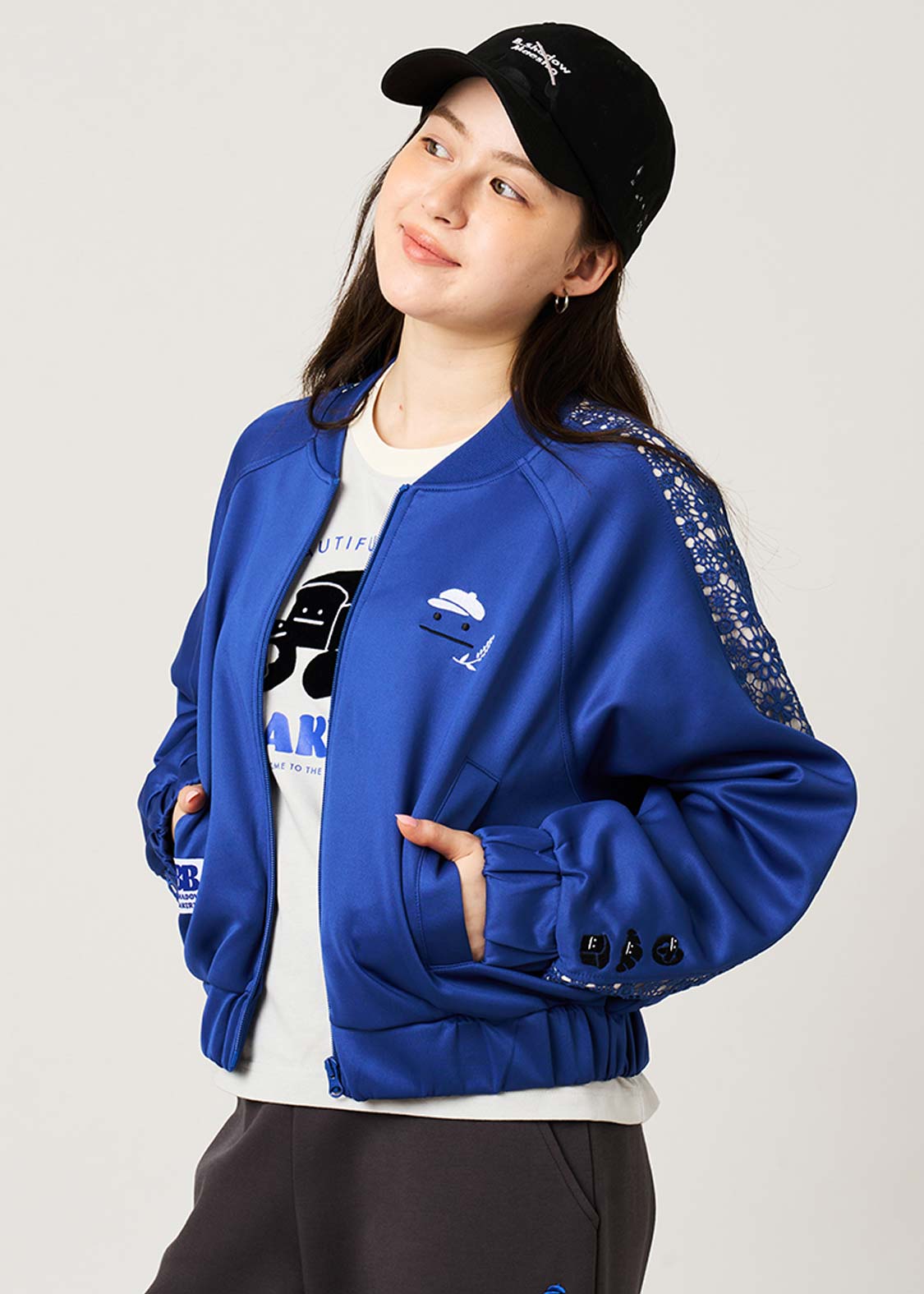 ビューティフルシャド－ベーカリー｜レースショートブルゾン