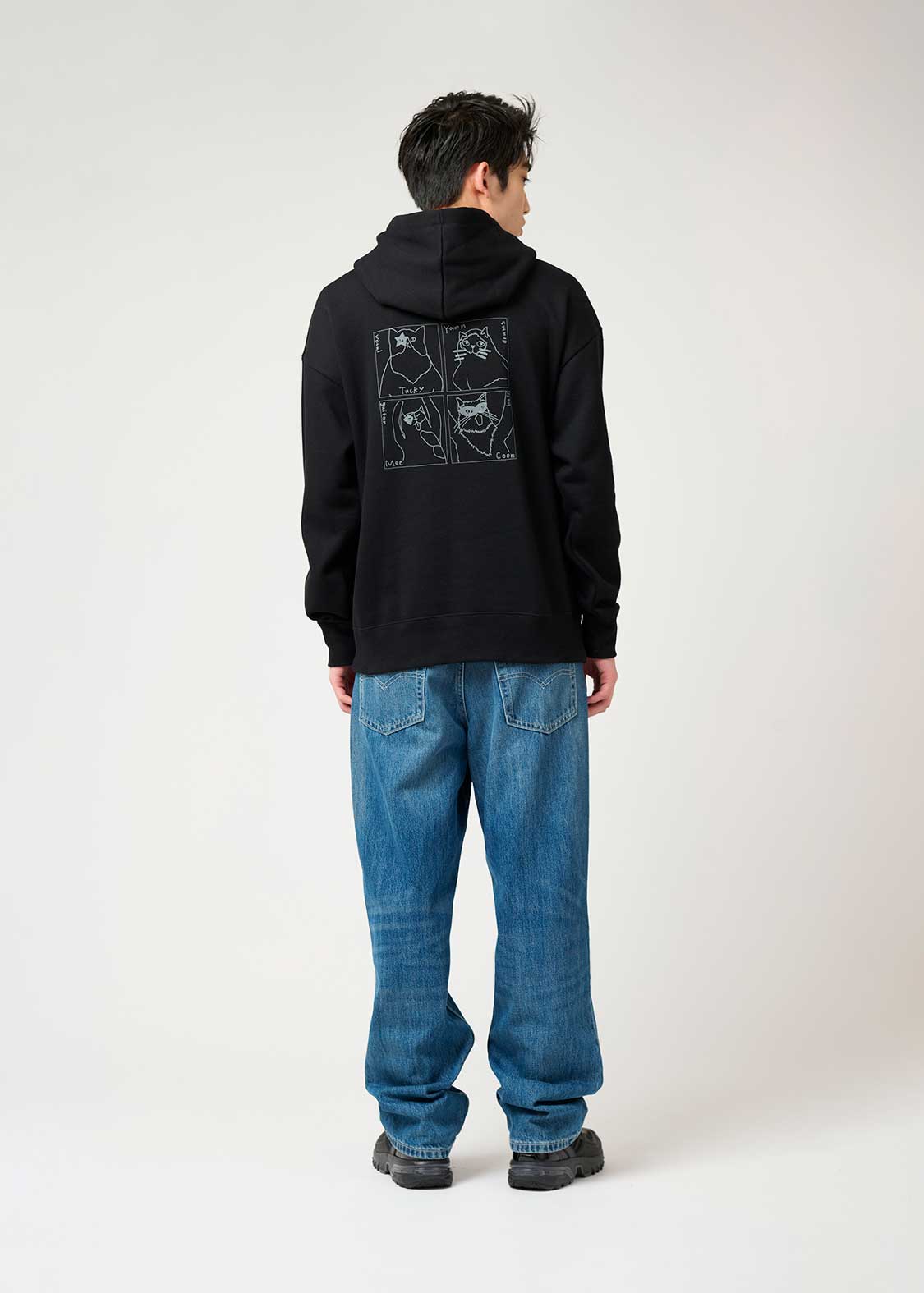 ザ フォーキャッツ メンバーズ｜裏起毛ビッグシルエットパーカー｜ユニ