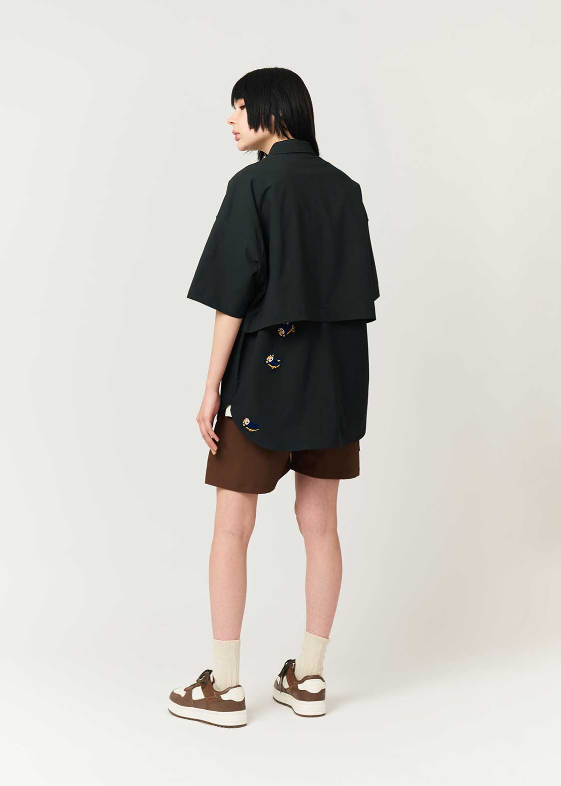 イカク｜撥水ビッグシルエット半袖シャツ｜ユニセックス｜グラニフ