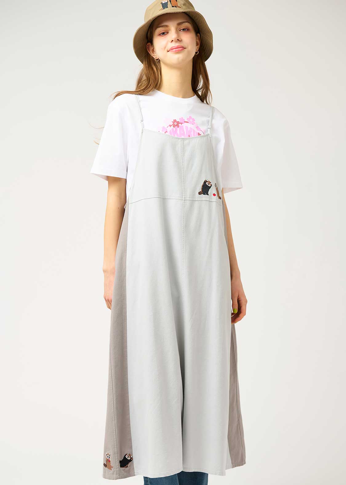 イカクニテルネ｜キャミソールワンピース｜ウィメンズ｜グラニフ