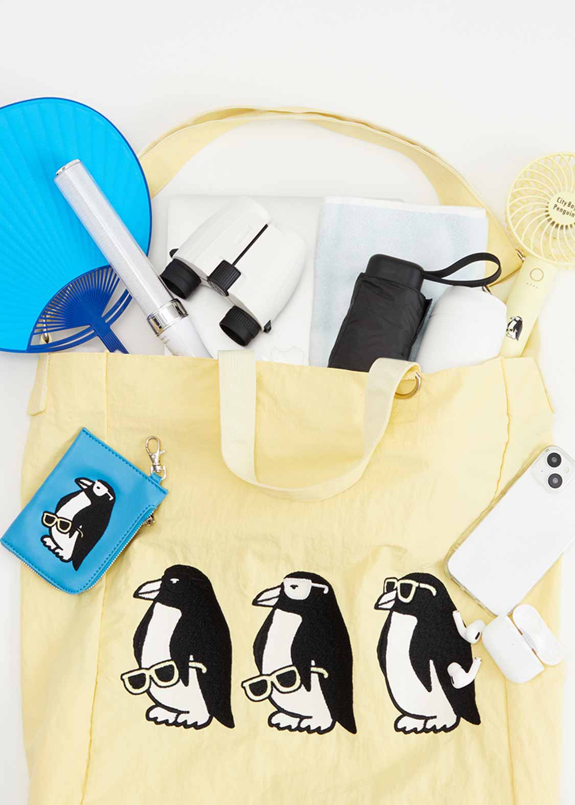 シティボーイペンギン｜ナイロン2WAYトートバッグ｜ユニセックス