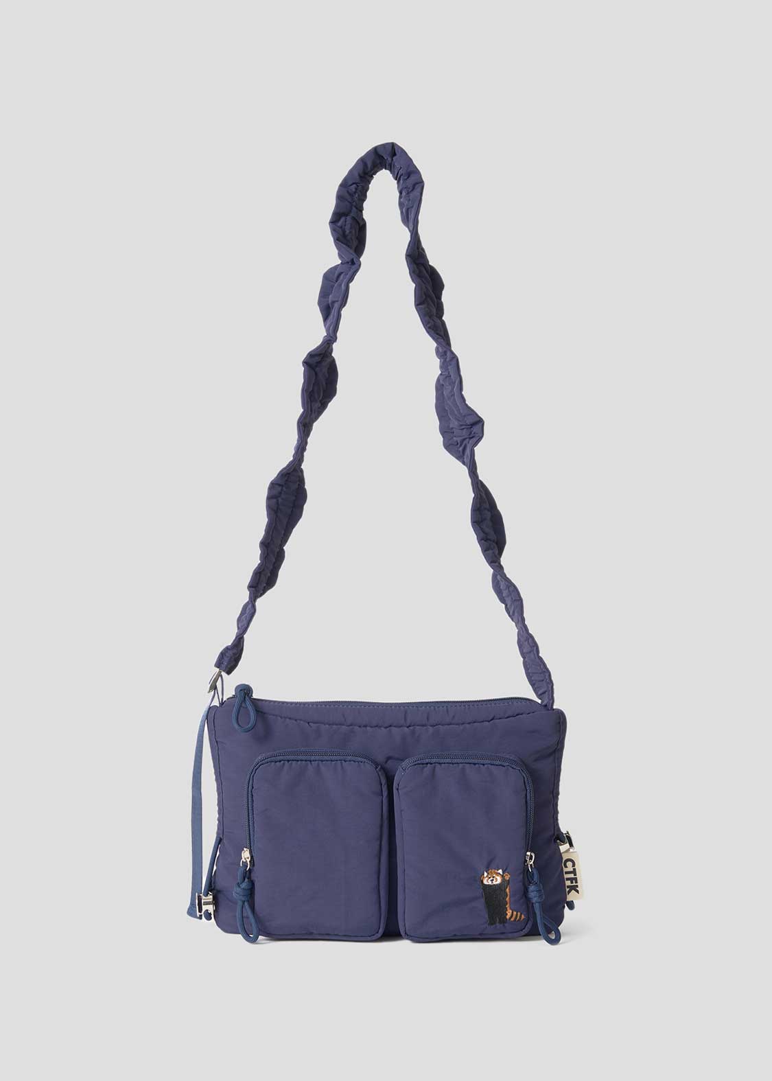 イカク｜ギャザークロスショルダーバッグ｜ユニセックス｜グラニフ