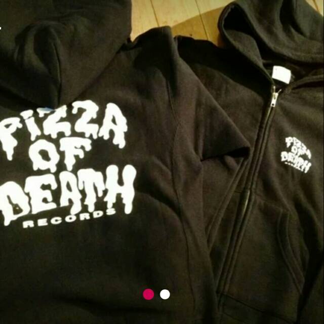 PIZZA OF DEATH PIZZA Lab Logo HOODIE S Death by Pizza t-shirt
