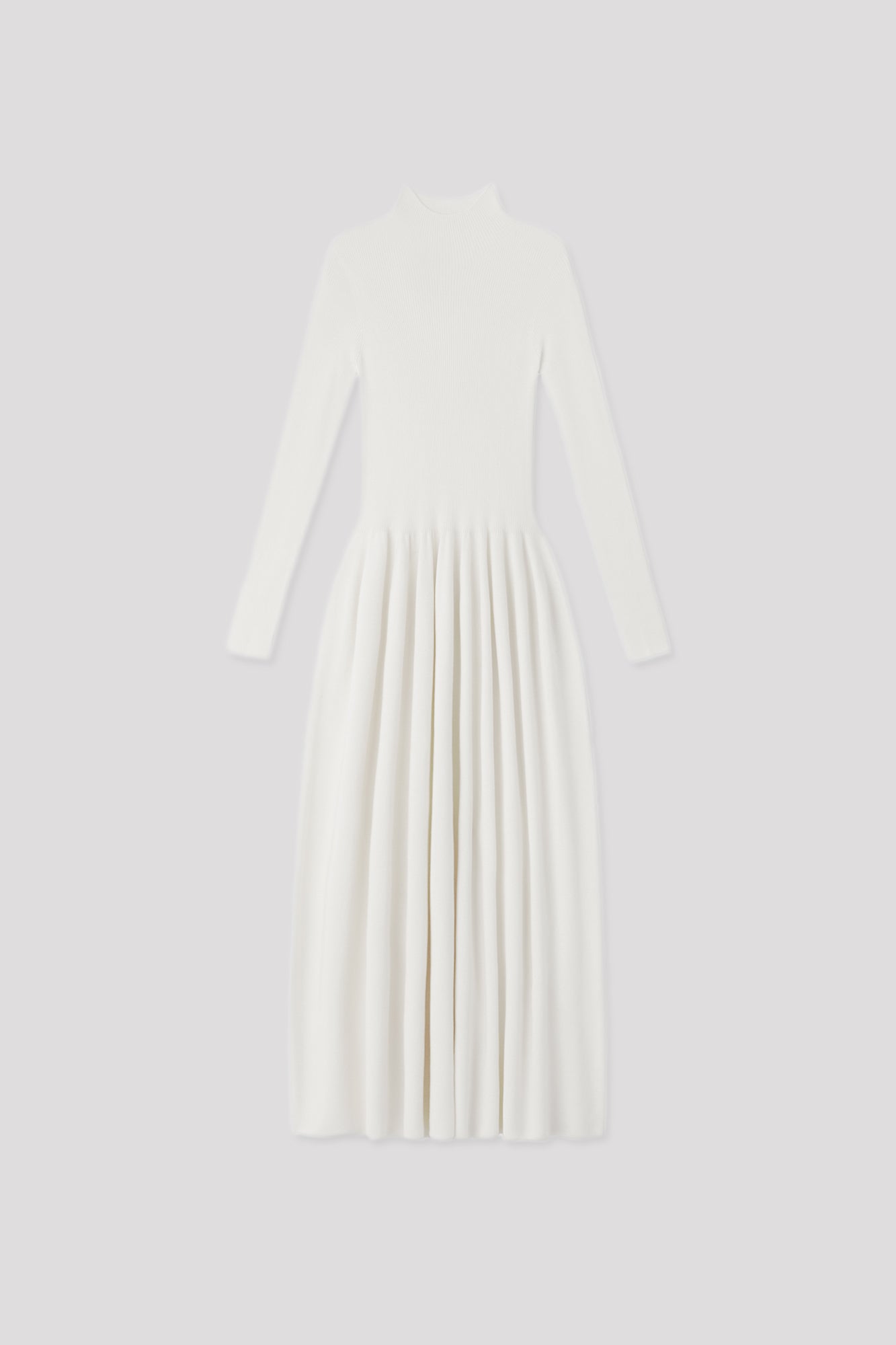 SILK LONG SLEEVE DRESS