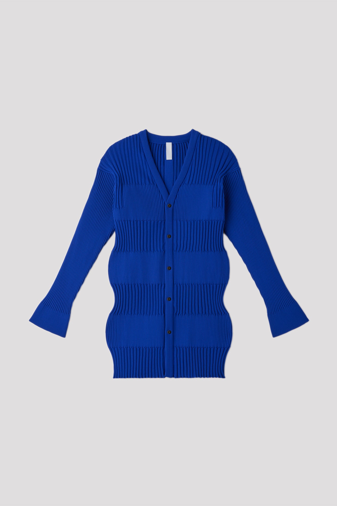 FLUTED LONG CARDIGAN