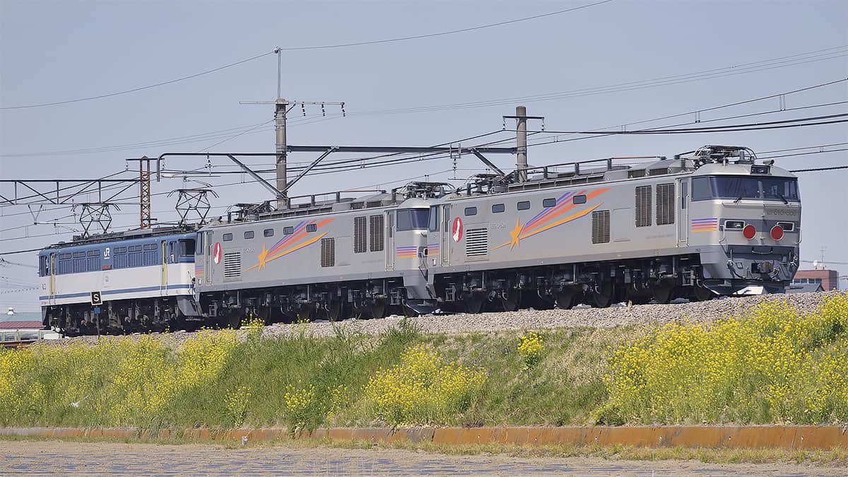 カシオペアカラーのEF510形2両が高崎へ｜鉄道ニュース｜2016年4月1日