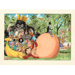 ワンピース」“動物×麦わらの一味”の新作マンガアート登場！「集英社