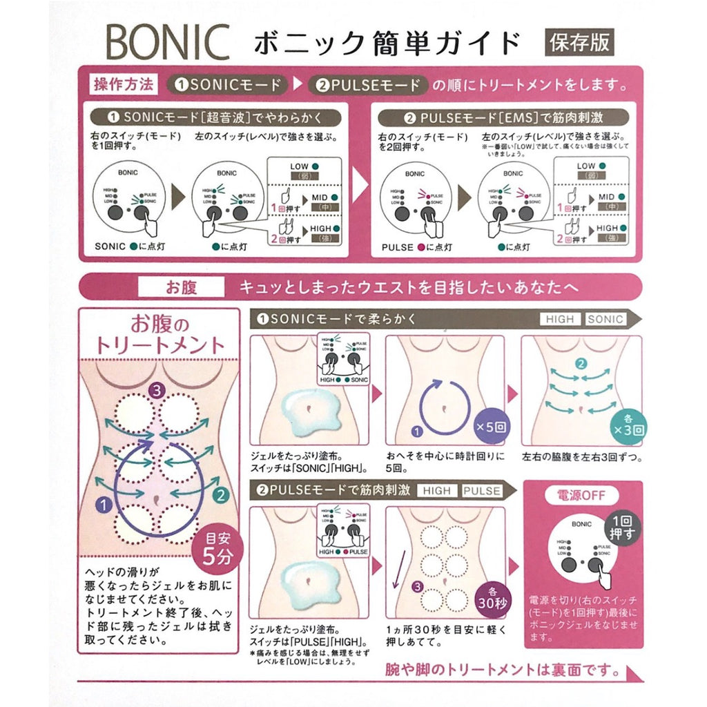 BONIC Pro（ボニックプロ ボディエステマシン）セット ｜チョコザップ