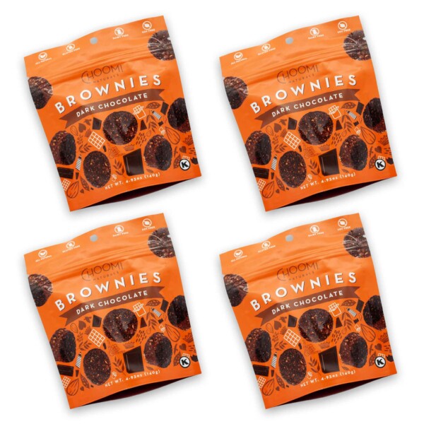 Choomi Naturals Dark Chocolate Brownie | 4 Pack
