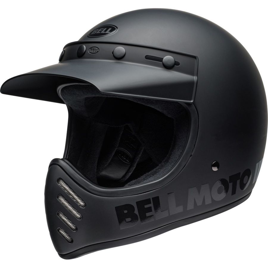 Bell Moto 3 Helmet - Matte Black – Choppahead