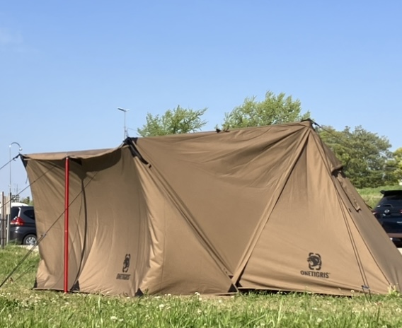 対策あり！】ロックシールドTCブラウン用前幕を隙間なく使いたい！雨や