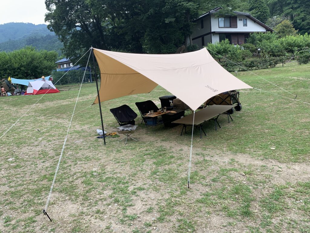 焚き火だってヘーキさ】DOD『ヘーキサタープ』 | キャンプよたばなし