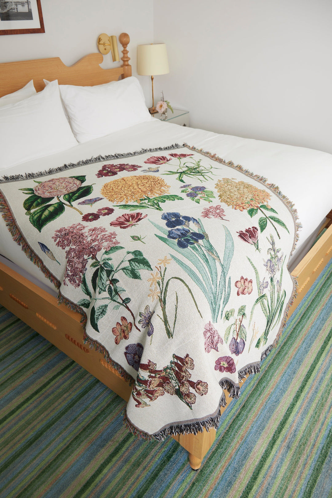 Knitted Flower Blanket – Chefanie