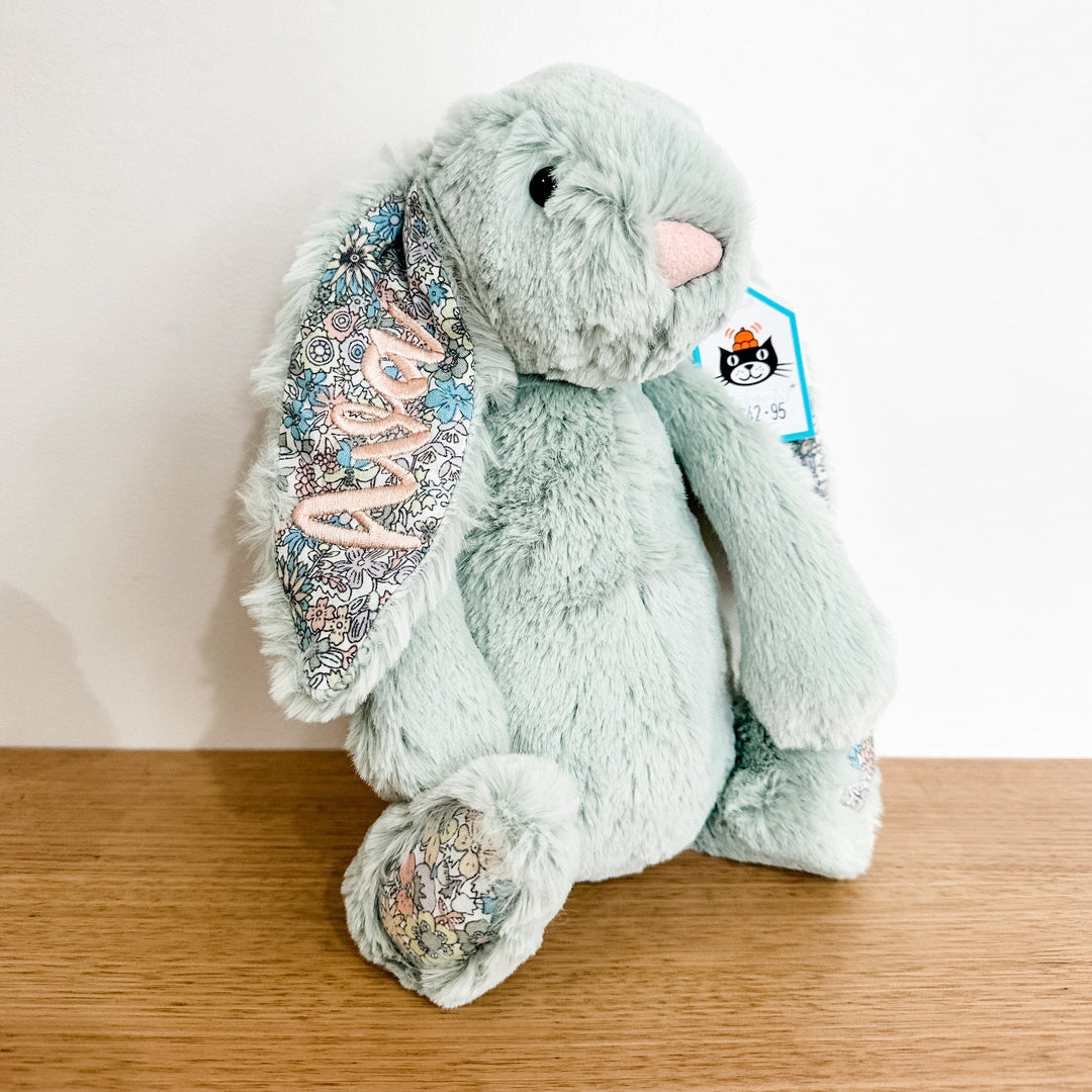 Jellycat Bashful Blossom - Sage Bunny Original (Medium) - Retired