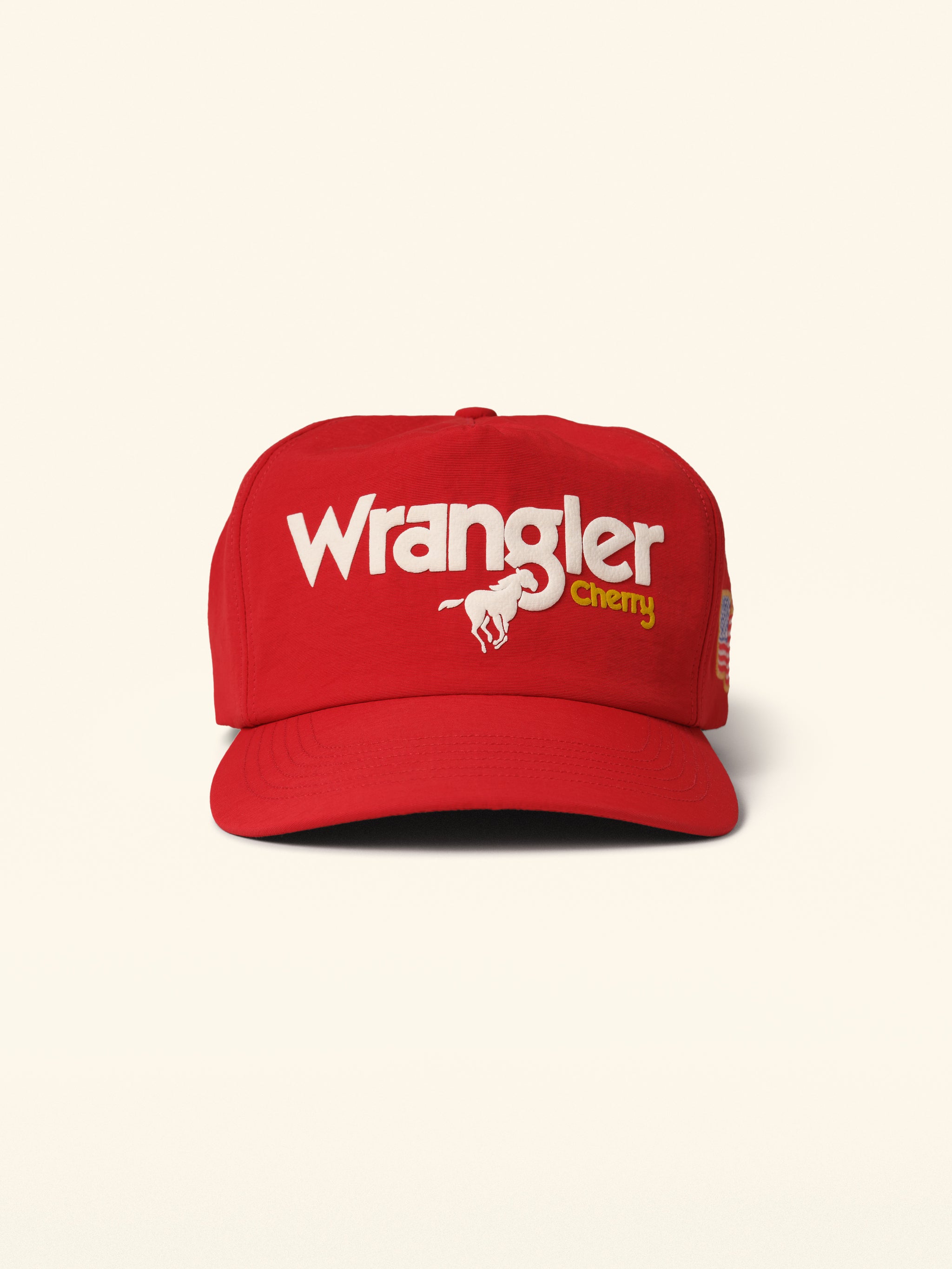 Cherry x Wrangler Nylon 5 Panel Hat (Red) – CHERRY LA