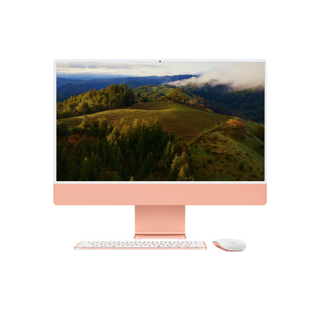 iMac 24 inch Apple M1 (2021, Pink) 8gb, 256GB SSD, 7-Core GPU