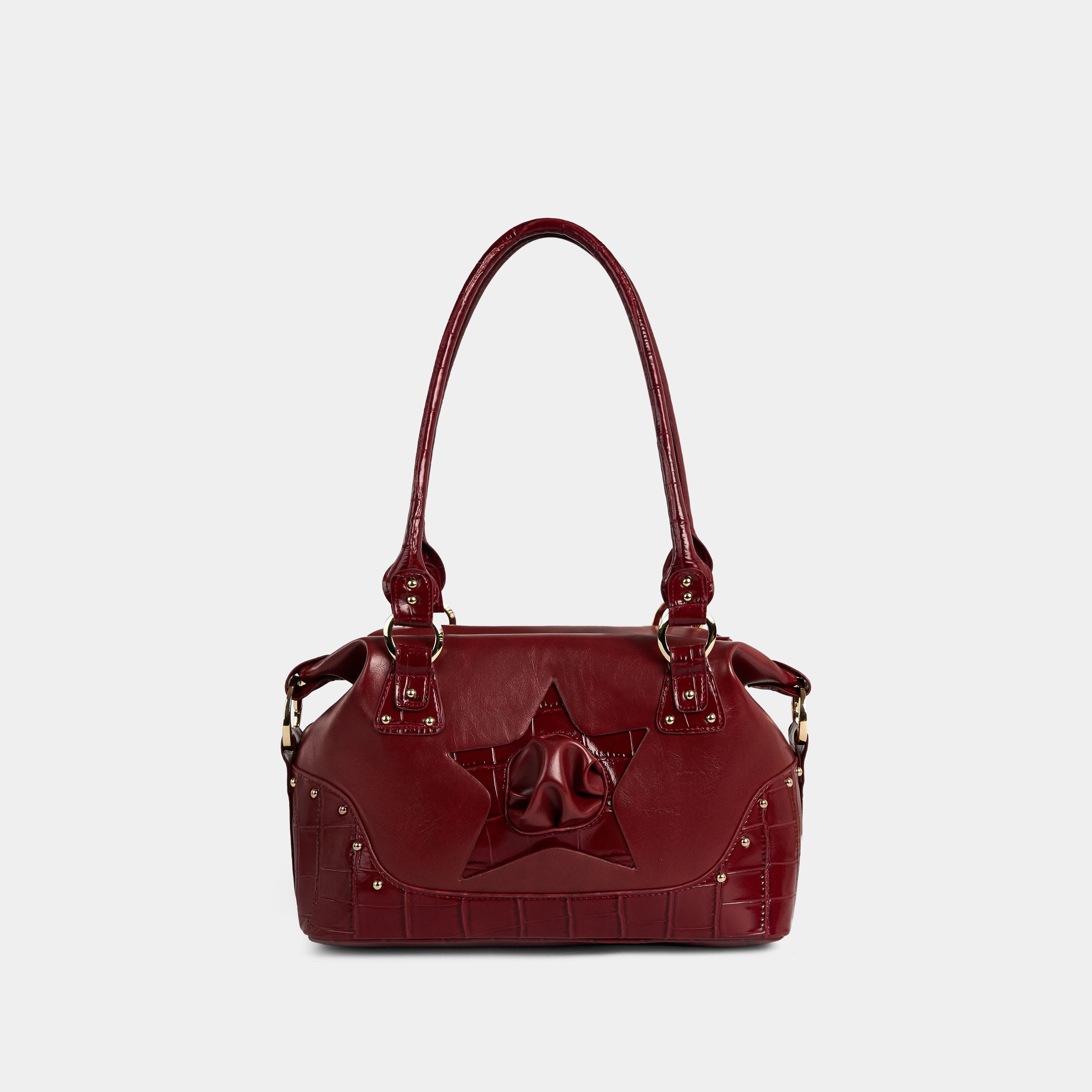 Bag Y2K STAR Red Croc x Dark Red