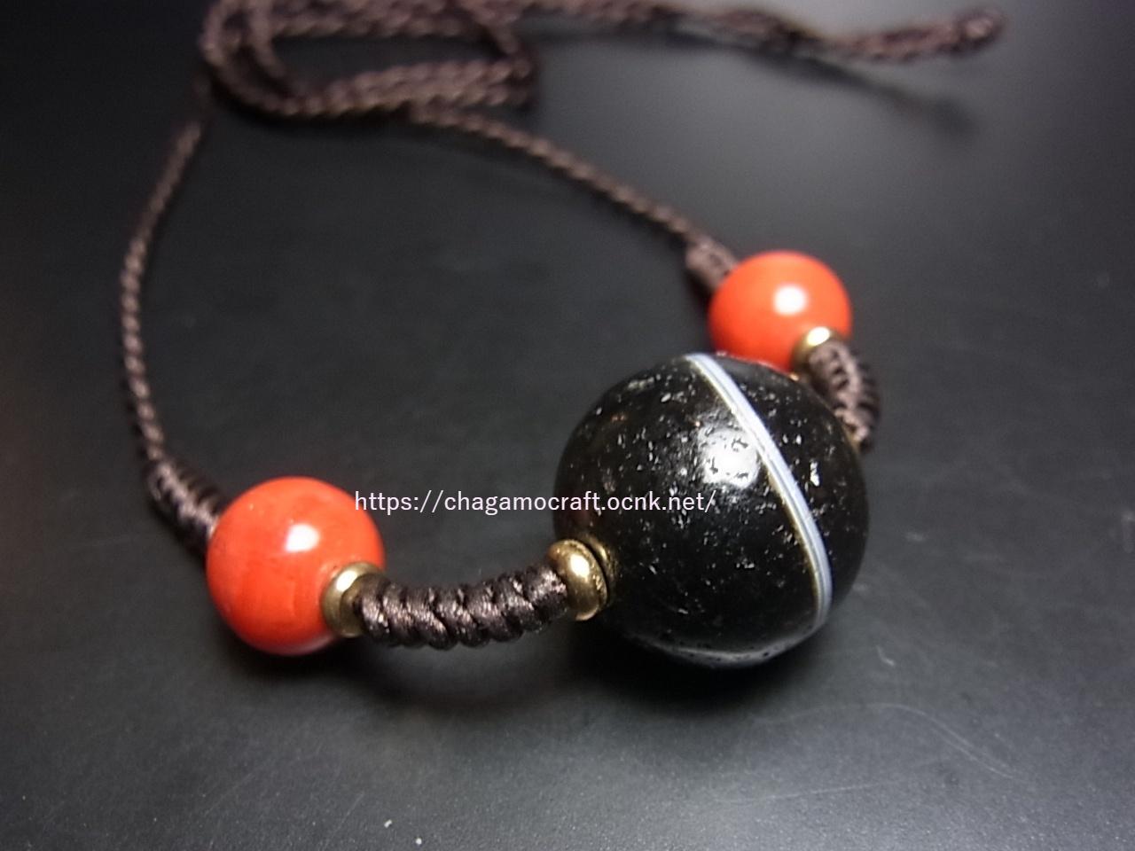 ジービーズ（ヴァイシャジャグル 薬師天珠/スレマニ）のネックレス