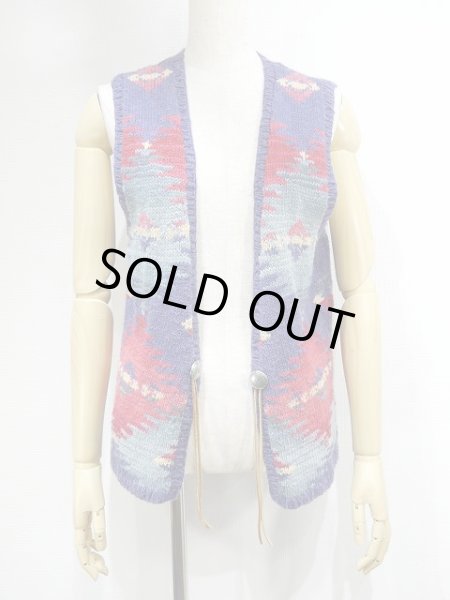 LAUREN Ralph Lauren ネイティブ柄 ハンド ニット ベスト - Chago