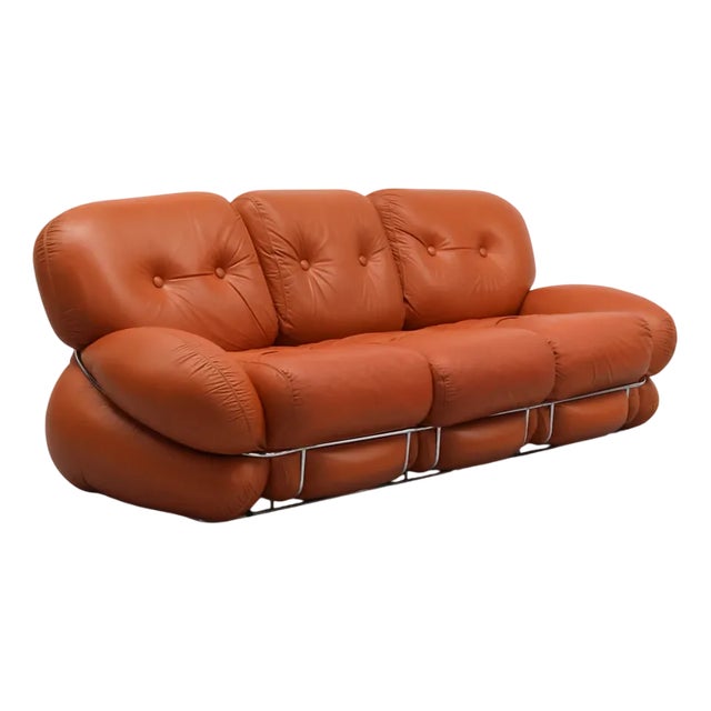 Okay Three-Seater Sofa by Adriano Piazzesi, 1970s | Chairish