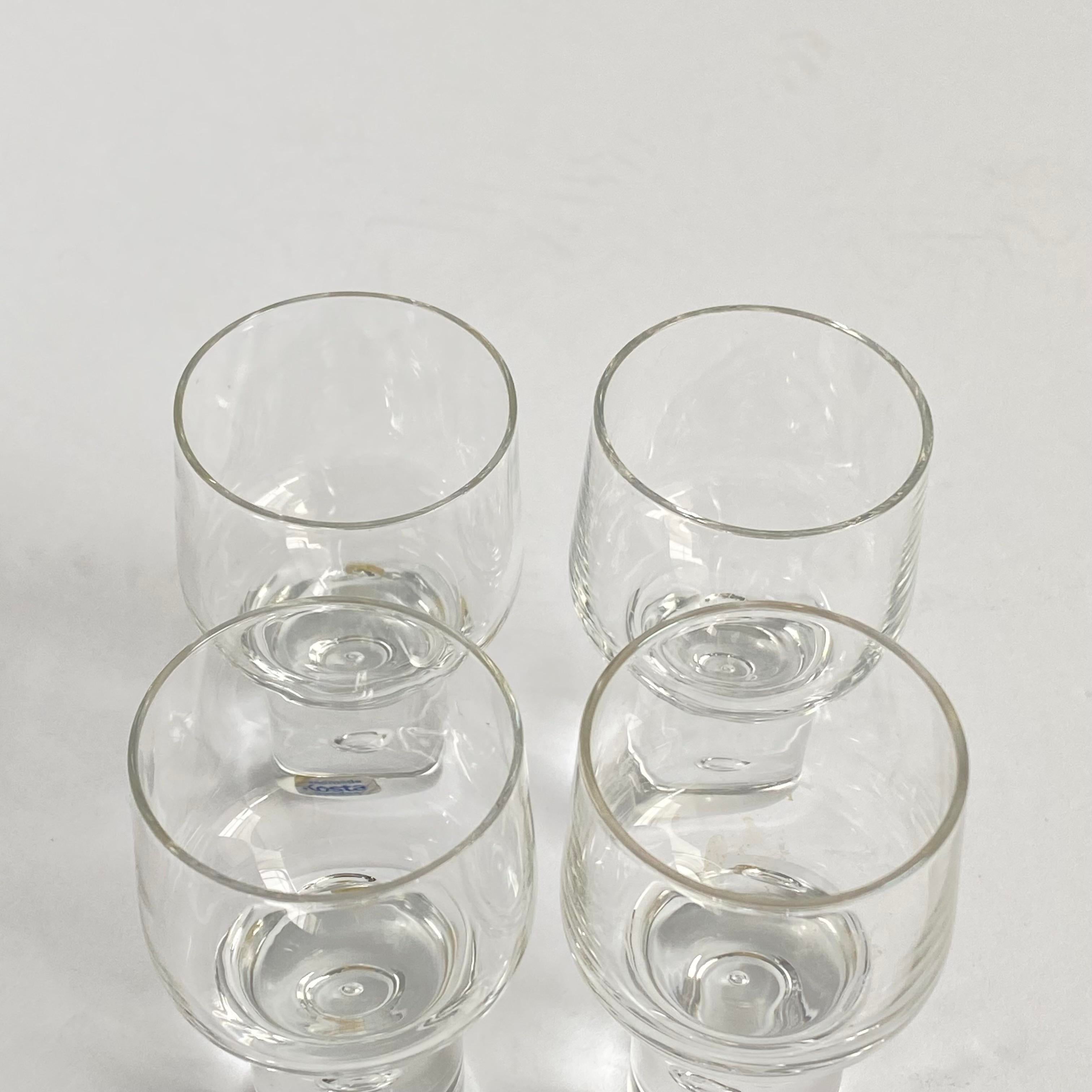 Kosta Boda Mambo Shot Cordial Liqueur Glasses Small Glass Desert