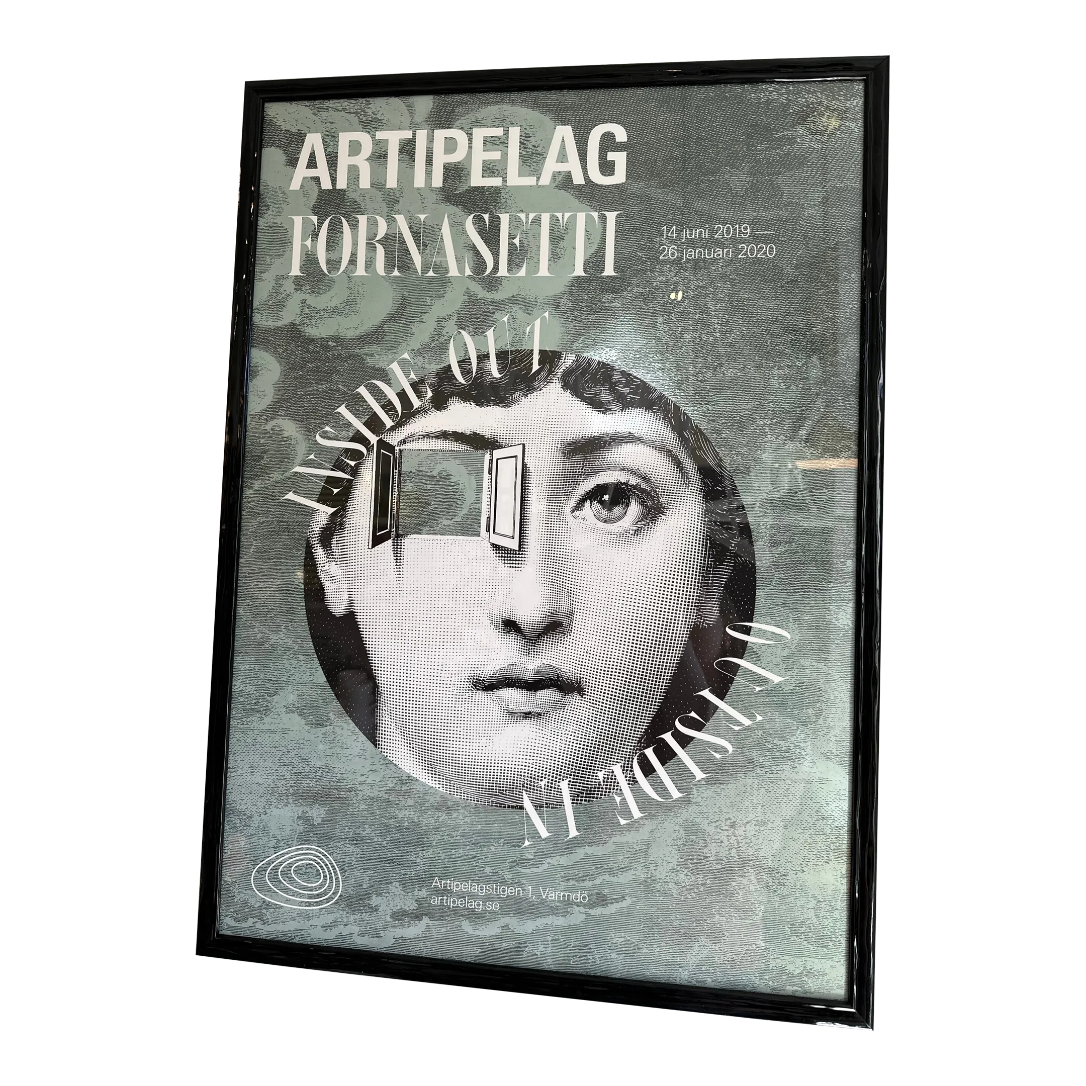 Fornasetti Original Art Exhibition Swedish Poster | Chairish