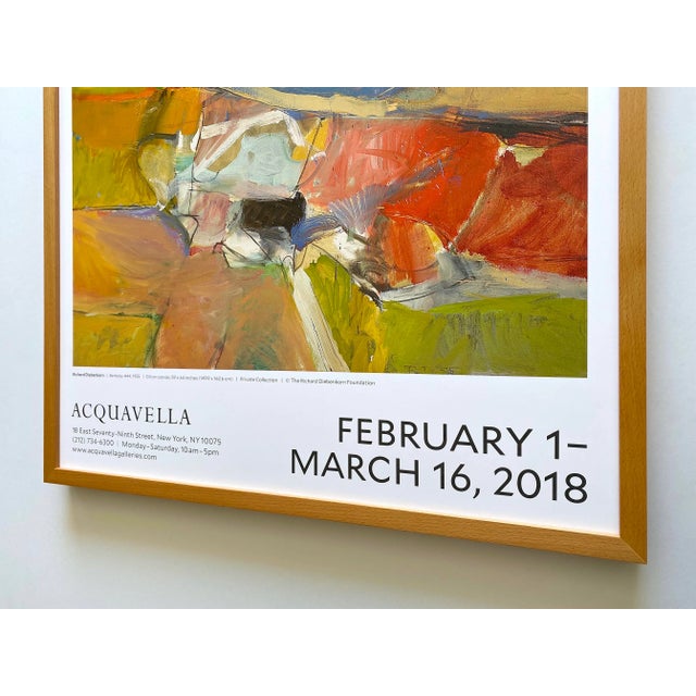 Richard Diebenkorn Abstract Expressionist Lithograph Print Framed