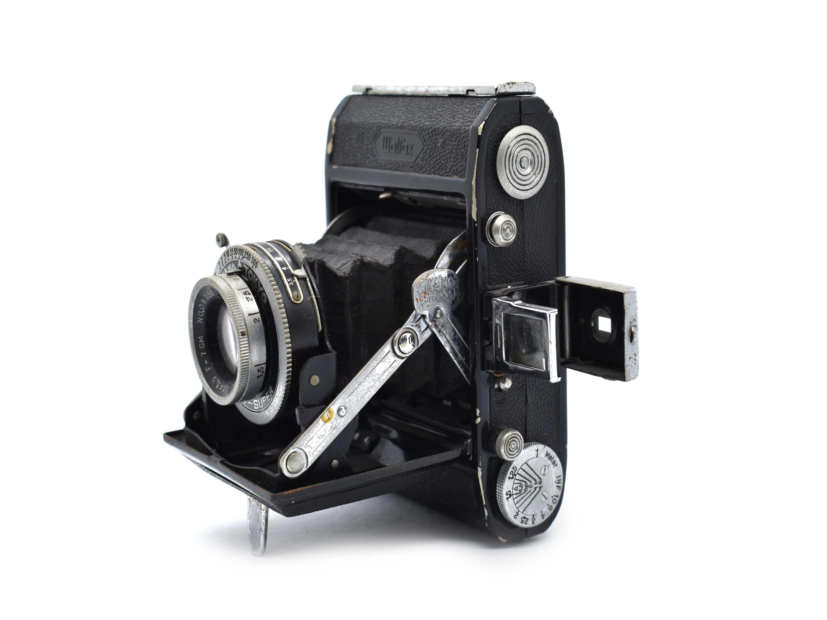 1940's Waltax Okako Tokyo Kolex Vertical Foldable Photo Camera
