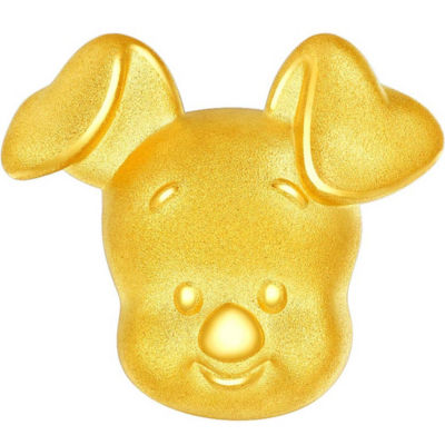 周大福迪士尼小熊维尼999足金吊坠- 小猪皮杰R20232 | iShopChangi