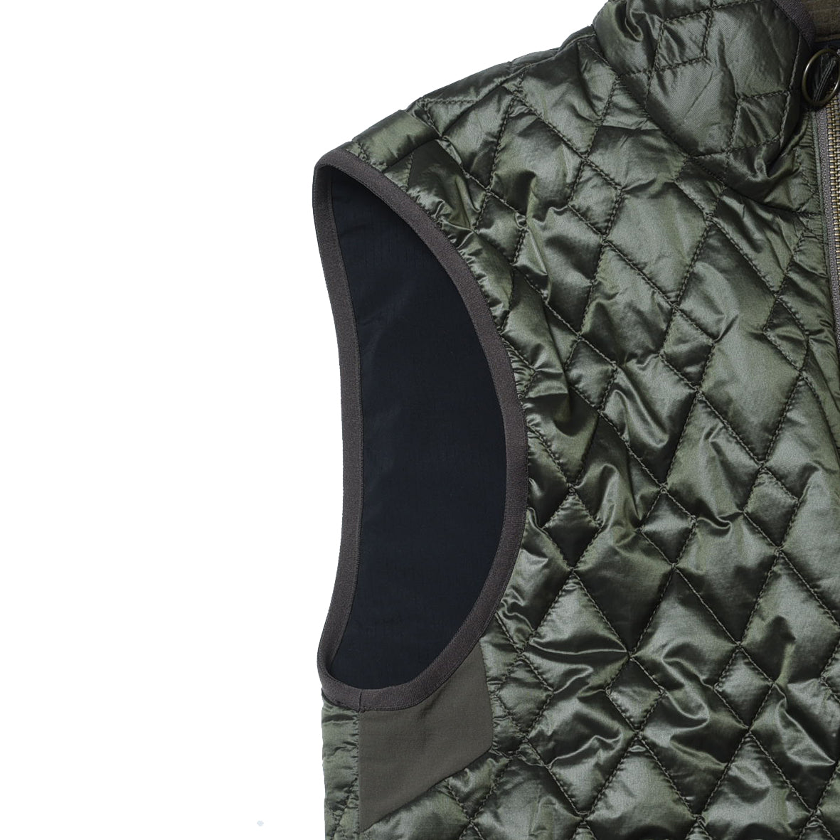 LIMONTA CHAMBRAY NYLON PUFF VEST