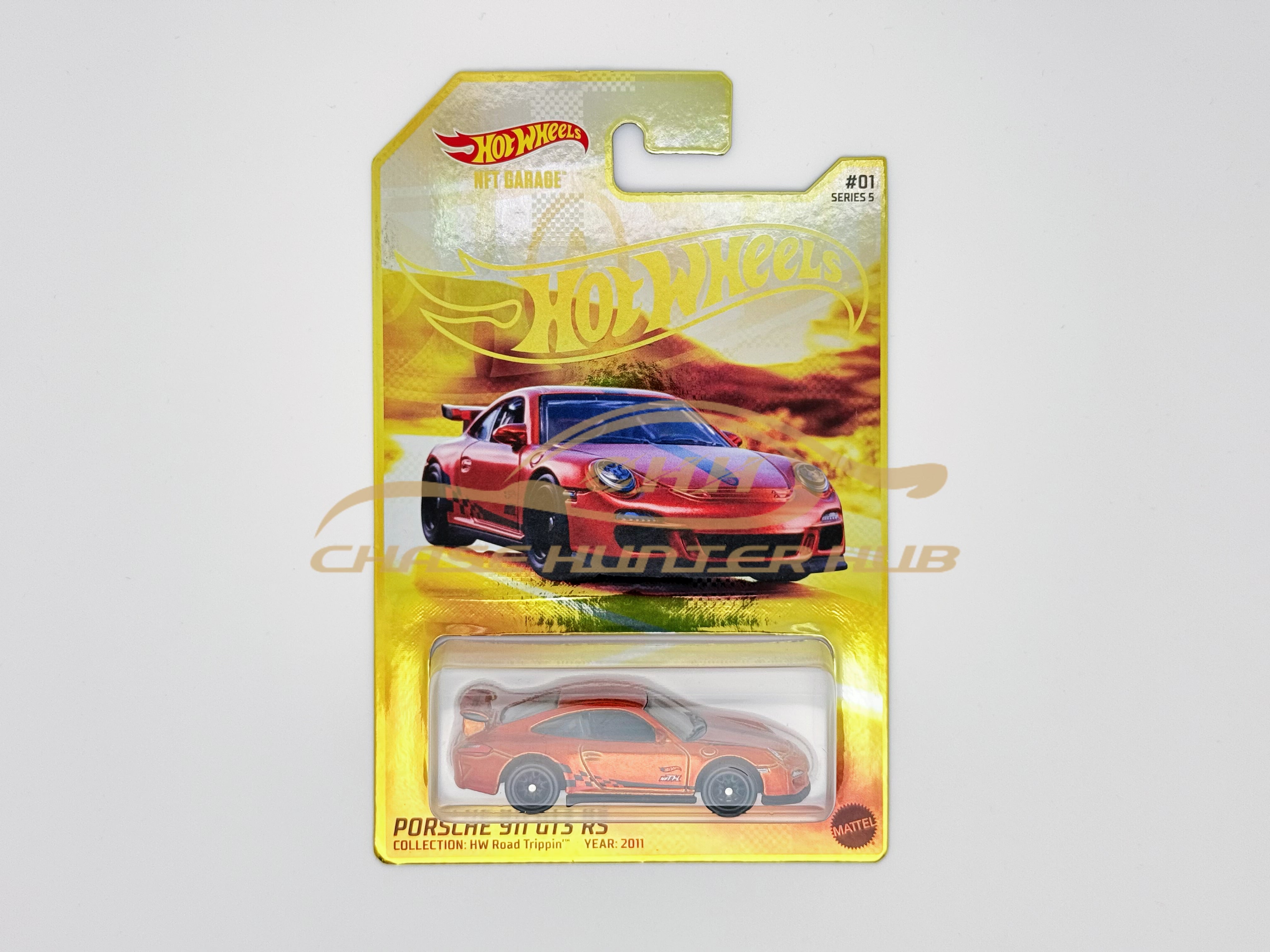 Hot Wheels 1:64 NFT Porsche 911 GT3 RS – Chase Hunter Hub
