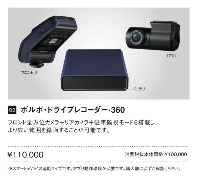 ボルボ純正ドライブレコーダー360 | ボルボ・カー 千葉中央