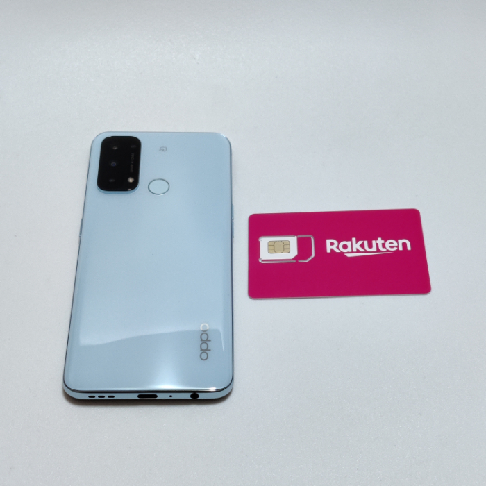OPPO reno5A スマートフォン ライトブルー rakuten OPPO Reno5 A