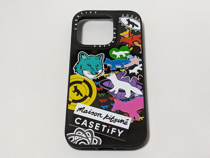 CASETiFY Maison Kitsuné Stickers Caseレビュー】激かわコラボケース