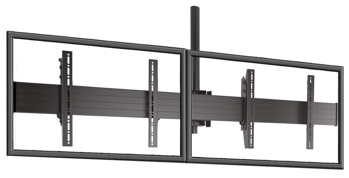天吊マウントセット・シングルタイプ・超大型用・1画面 XCM1U（K