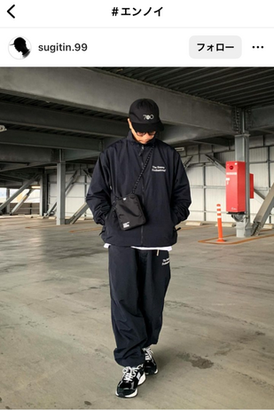 Ennoyスタイリスト私物のナイロンセットアップを購入しようかと思っ