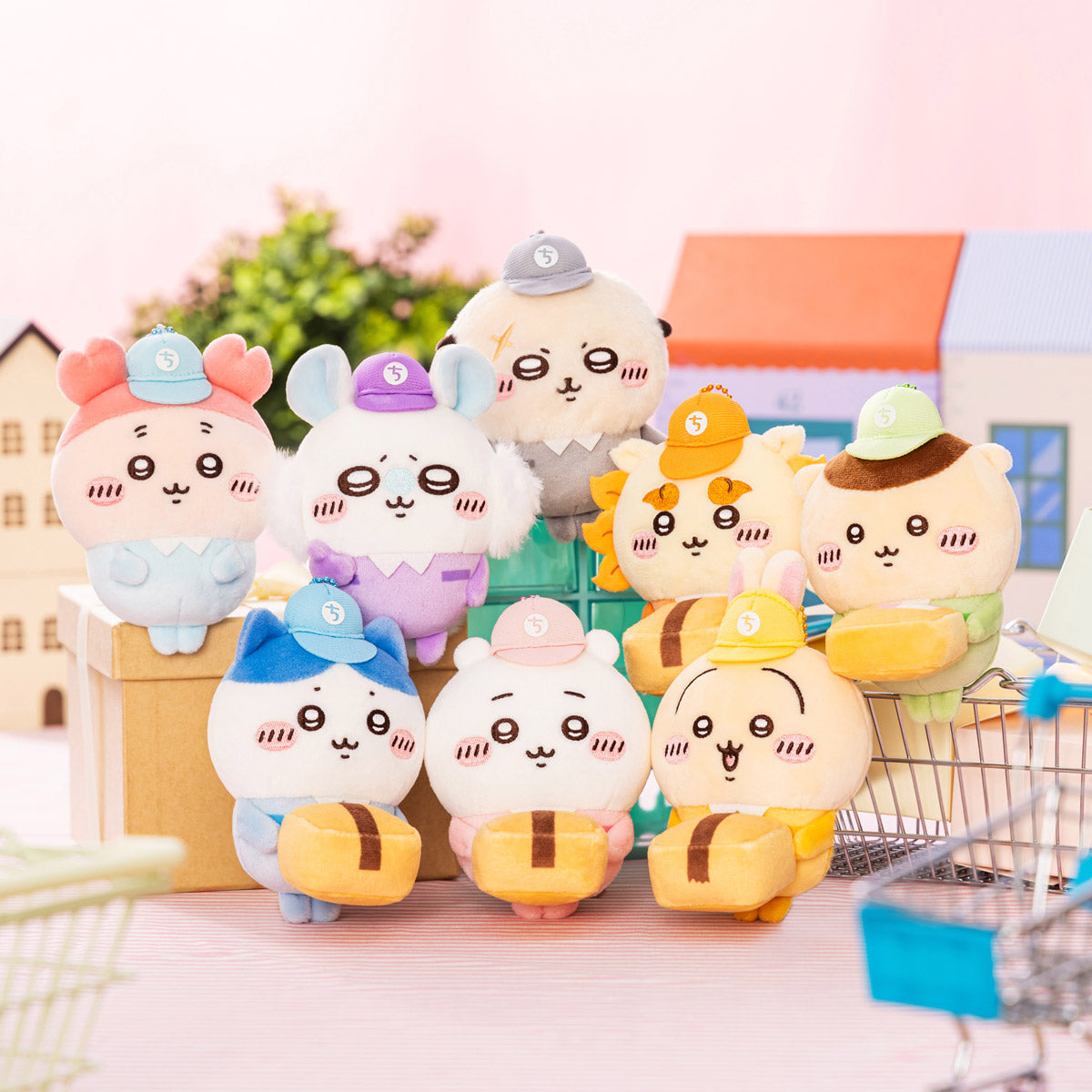 予約】ちいかわ ちいかわマーケット 配達員さんなマスコット（くり