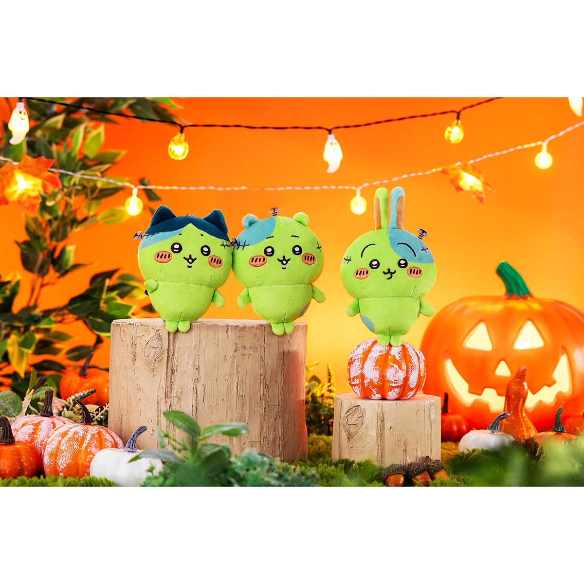 ちいかわ 仮装たのしい～！マスコット（ゾンビなハチワレ） | ちいかわ