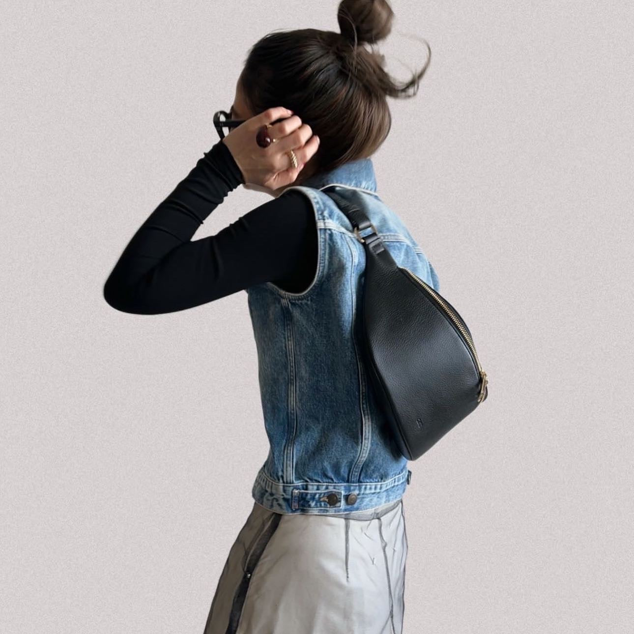 Shrink Leather Waist Bag – ch!iii