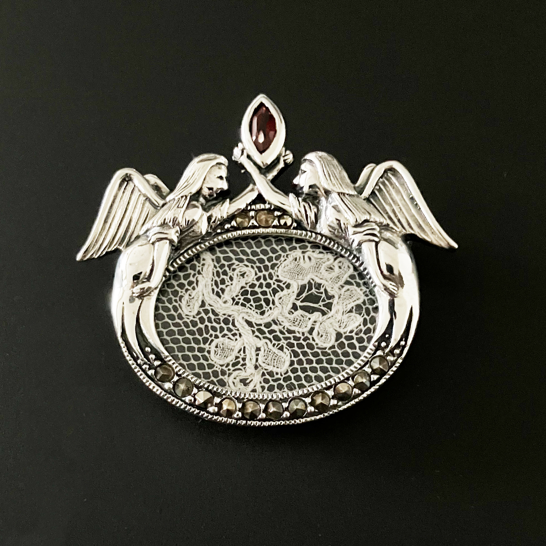 アンティークレースジュエリー/ブローチ（エンジェルA3） | 横浜元町