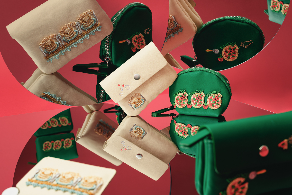 カード型ステンレスミラー／ピッツァ（グリーン） | 横浜元町 近沢レース店