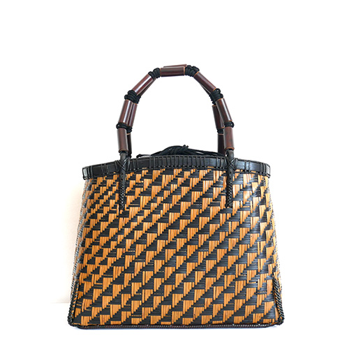 竹 連段網代編みバッグ | 竹巧彩 | 公式ウェブサイトｰ竹のバッグ・財布