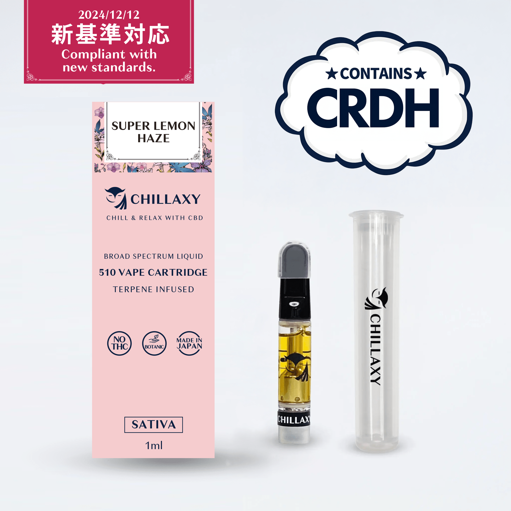 CRDH 1ml リキッド CBP CBD CBN CBG THXE H4CBH